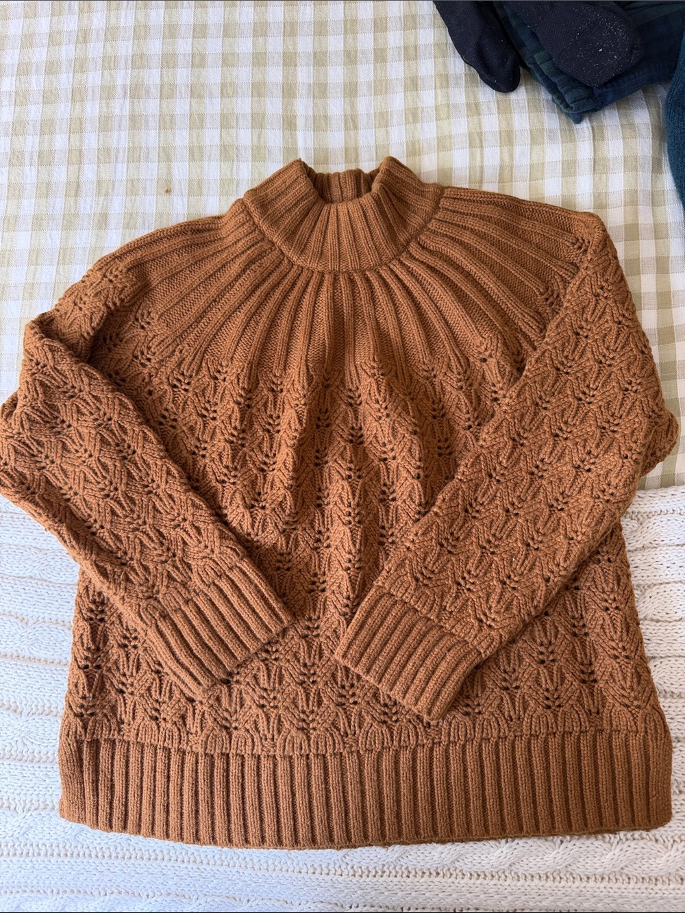 Madewell knit turtleneck, M